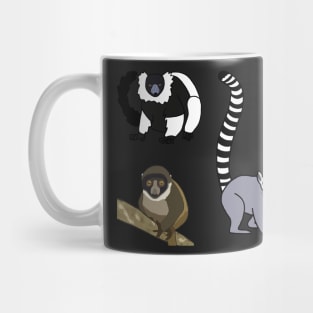 Lemurs - Mini Sticker Pack Mug